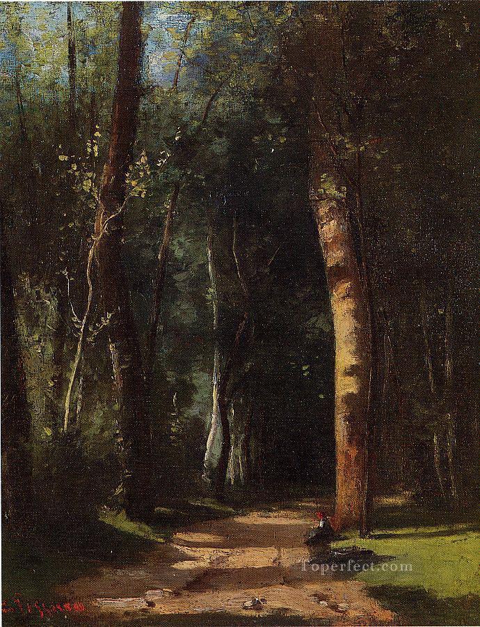 in the woods Camille Pissarro Oil Paintings